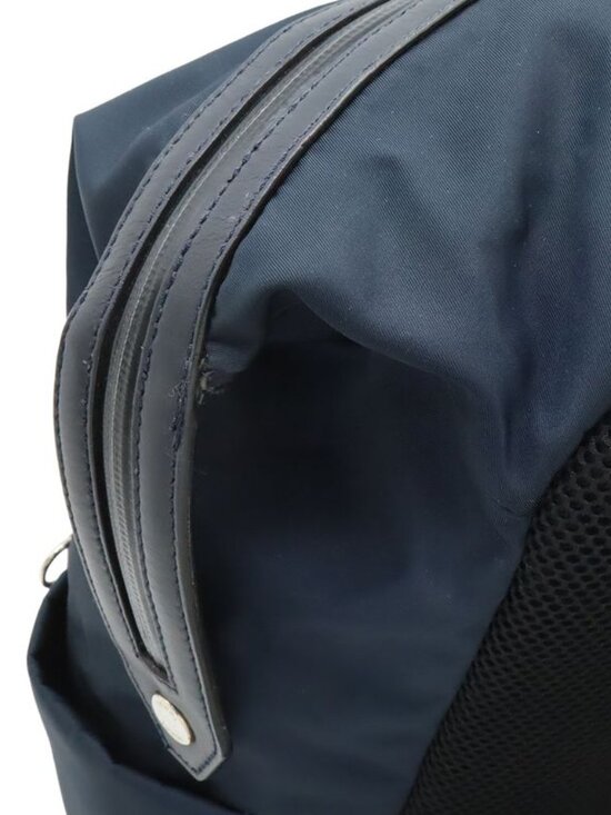 Fendi Logo Backpack Nylon Leather Navy Pink Blue main image 5
